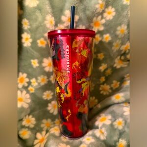Starbucks 2023 Fall Ocean & Forest Buenas Vibras Tumbler 24 oz Venti Cold Cup